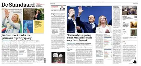 De Standaard – 27 september 2022