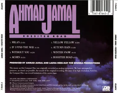 Ahmad Jamal – Rossiter Road (1986)(Atlantic)