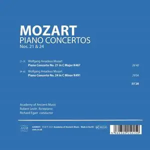 Robert Levin, Richard Egarr, Academy of Ancient Music - Wolfgang Amadeus Mozart: Piano Concertos Nos. 21 & 24 (2023)