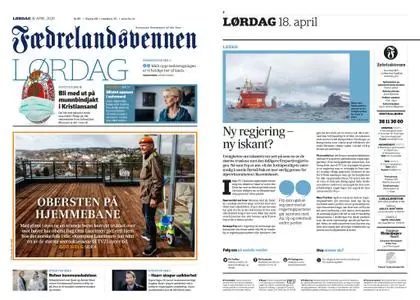 Fædrelandsvennen – 18. april 2020