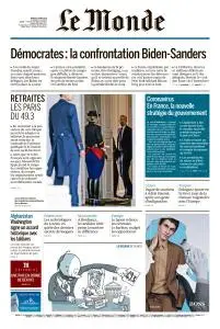 Le Monde du Mardi 3 Mars 2020