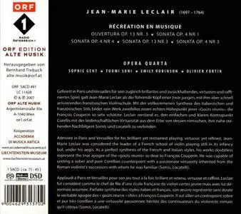 Opera Quarta - Jean-Marie Leclair: Récréation en Musique (2007)