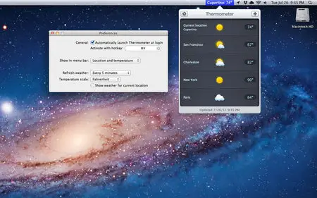 Thermometer v1.0.4 Mac OS X