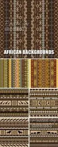 African Ethnic Backgrounds Vector