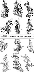 Vectors - Ornate Floral Elements