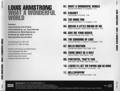 Louis Armstrong - What A Wonderful World (1968) [Japanese SHM-CD]
