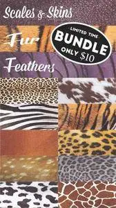 CreativeMarket - Fur, Feathers, Scales & Skins Bundle
