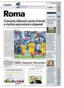 la Repubblica Roma - 24 Settembre 2018