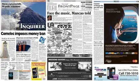 Philippine Daily Inquirer – May 08, 2013