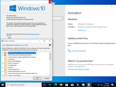 Windows 10 Enterprise 20H2 10.0.19042.610 (x86/x64) Multilanguage Preactivated October 2020