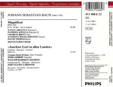 John Eliot Gardiner, English Baroque Soloists, Monteverdi Choir - J.S. Bach: Magnificat BWV 243, Cantata BWV 51 (1985)
