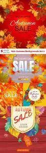 Vectors - Sale Autumn Backgrounds Set 2