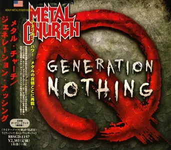Metal Church - Generation Nothing (2013) (Japan RBNCD-1157)