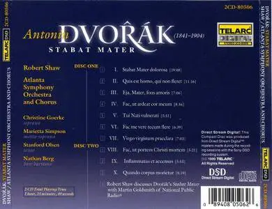 Atlanta Symphony Orchestra and Chorus, Robert Shaw - Dvorák: Stabat Mater (1999) (Repost)