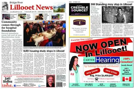 Bridge River Lillooet News – October 09, 2019