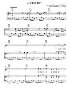 Jesus etc - Wilco (Piano-Vocal-Guitar)
