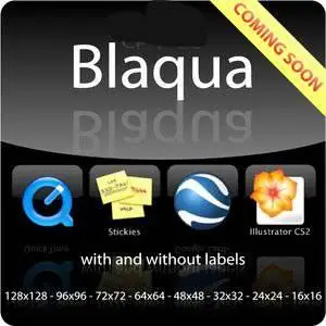 Blaqua Icon Set (png & ico)