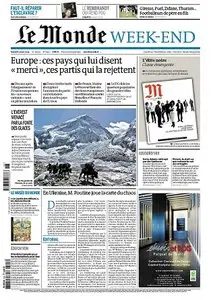 Le Monde et Suppléments - Samedi 3 Mai 2014