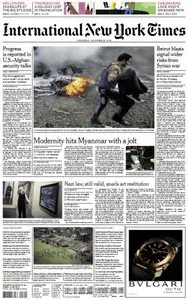 International New York Times November 20 2013