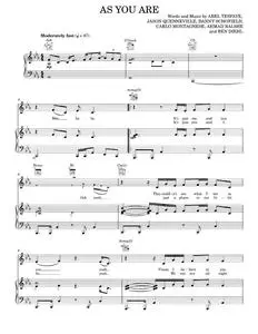 As you are - The Weeknd (Piano-Vocal-Guitar)