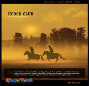 FlashMint 2201 Horse club flash template
