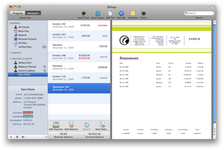 Marketcircle Billings v3.7.1 Mac OS X