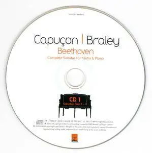 Beethoven - Complete Sonatas For Violin & Piano - Renaud Capucon & Frank Braley (2010) {3CD Virgin Classics 50999 642001}