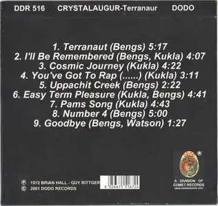 Crystalaugur - Terranaut (1975) {2001 Dodo/Comet}