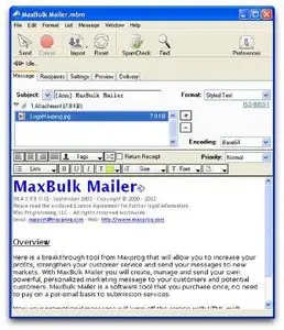 Maxprog MaxBulk Mailer Pro 7.6