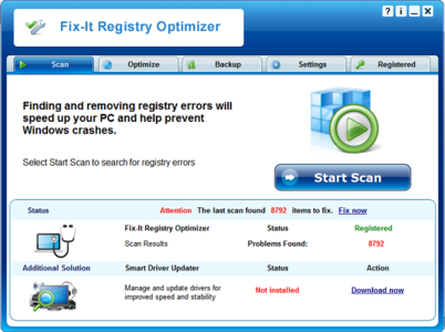 Fix-It Registry Optimizer 3.0