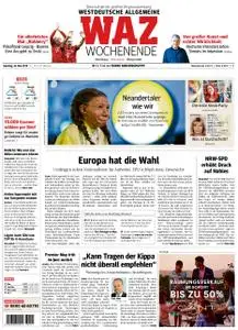 WAZ Westdeutsche Allgemeine Zeitung Essen-Postausgabe - 25. Mai 2019
