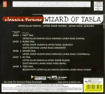 Alla Rakha/Zakir Hussein/Fazel Quraishi - Classics Forever: Wizard Of Tabla (2009) {Super Cassettes Industries, Ltd.} *[RE-UP]*