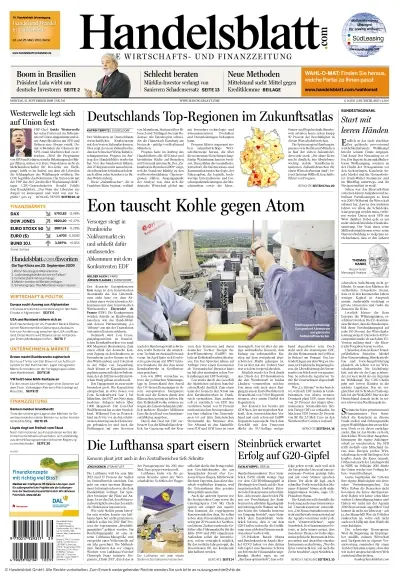 Handelsblatt vom 21.09.2009