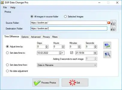 EXIF Date Changer Pro 3.9.3.0 Multilingual