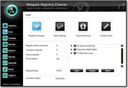 NETGATE Registry Cleaner 1.0.805.0 Portable