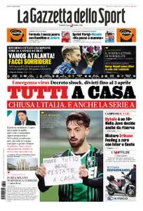 La Gazzetta dello Sport – 10 marzo 2020