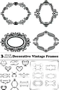 Vectors - Decorative Vintage Frames