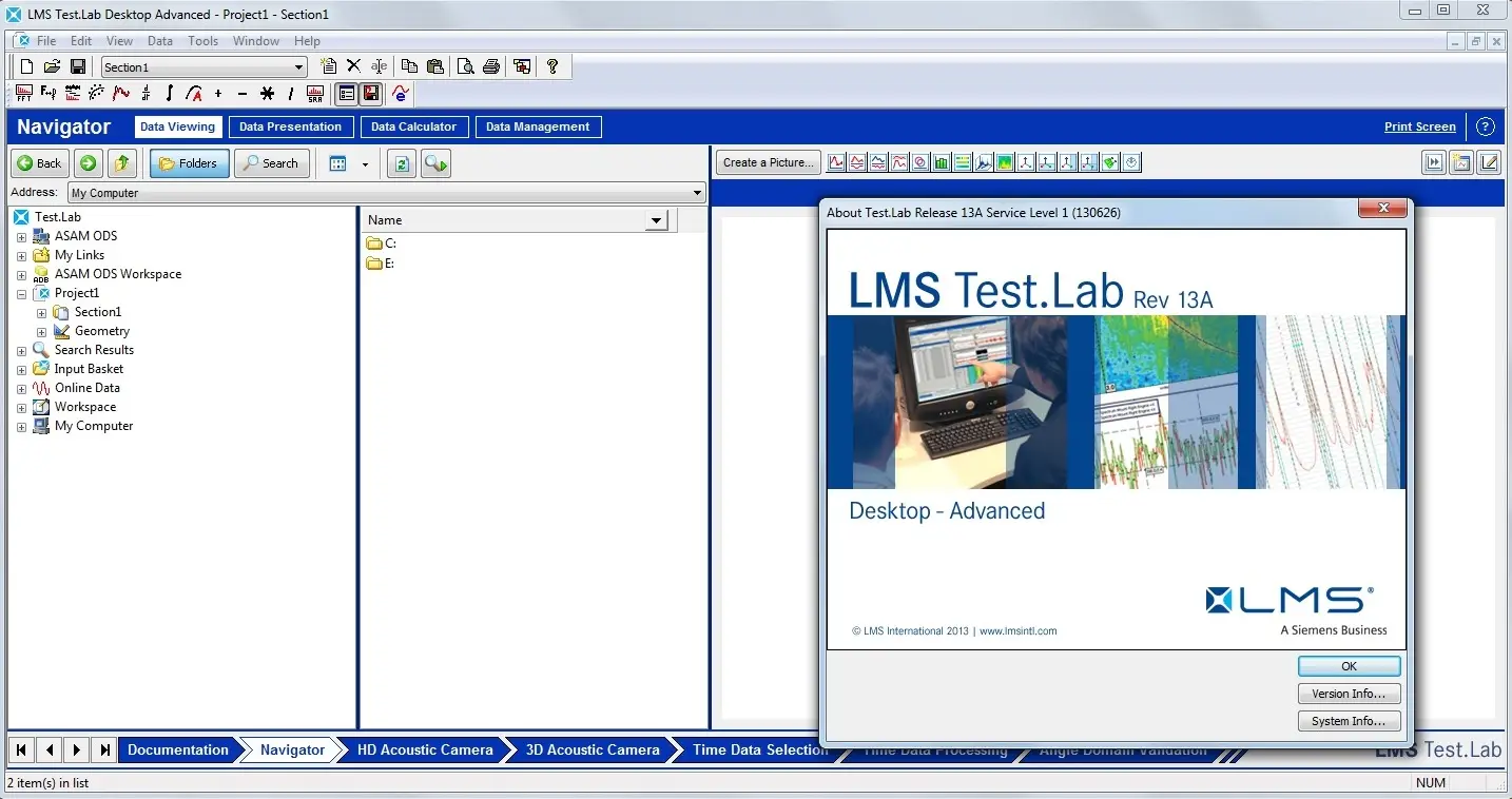 New testing ru. LMS Siemens. LMS Test Lab. Сименс Testlab. Test Lab Тверь.