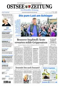 Ostsee Zeitung Greifswalder Zeitung - 01. Oktober 2018
