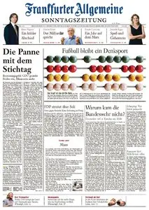 Frankfurter Allgemeine Zeitung am Sonntag, 04. August 2013