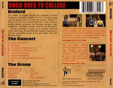 Bill Bruford - Rock Goes To College (1979) {BBWF}