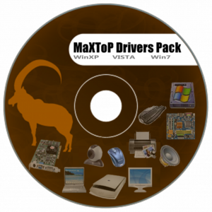 MaXToP Drivers Pack AIO 2010 for WinXP, Vista, Win7 (PC & Laptop)