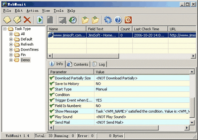 JiMiSoft WebMonit v1.4