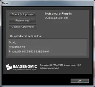 Imagenomic Noiseware 5.0 build 5006-01