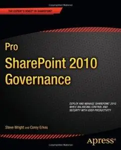 Pro SharePoint 2010 Governance (Repost)