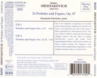 Dmitry Shostakovich - 24 Preludes and Fugues, Op.87 (2000)