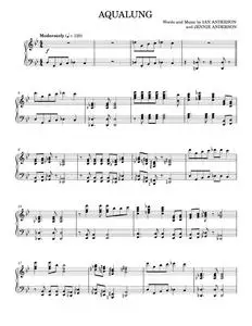 Aqualung - Jethro Tull (Piano Solo)