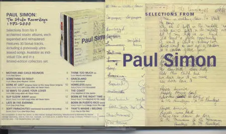 Paul Simon - The Studio Recordings 1972-2000 [BOX SET] (2007)