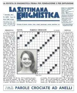 La Settimana Enigmistica N.4459 - 7 Settembre 2017