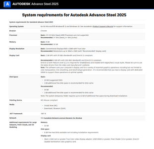 Autodesk Advance Steel 2025.0.1 with Extensions